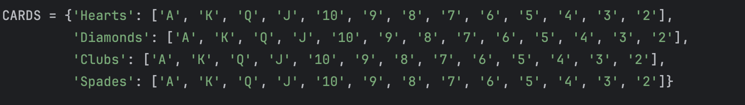 Variable Declare Cards